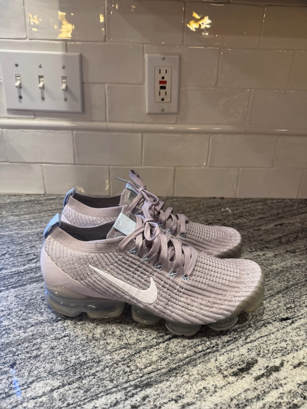 Women’s Nike Air Vapormax Flyknit 3 Violet Ash CT1274-500 Size 10